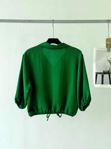 Women Blouses - màu xanh lá - Xem 2