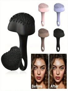 1 个硅胶雀斑印章，时尚雀斑化妆工具，适合日常活动、舞会和派对