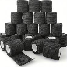 6 rollos de vendaje elástico autoadhesivo, vendaje cohesivo de tela no tejida flexible y transpirable para uso en fitness, running, baloncesto, fútbol, ciclismo y otros deportes