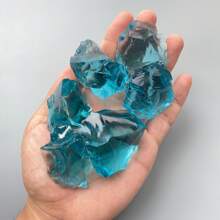 QYDCX Cristais de quartzo fundidos Azul Lago / Vermelho Vinho / Preto: Azul Marinho / Vermelho Vinho / Cristais Decorativos de Vidro Preto DIY, Pedra Derretida para Cenário Decorativo Difusor de Pedra, Jóias Fazendo - Espécime Mineral Gema Cristal de Pedra para Equilíbrio de Chakra, Reiki, Boa Sorte, Decoração de Aquário/Tanque de Peixe Doméstico, Decorações de Vaso de Flor Bonsai - Adequado para Natal, Ano Novo, Dia dos Namorados - 3-5cm/1,18-1,96 polegadas