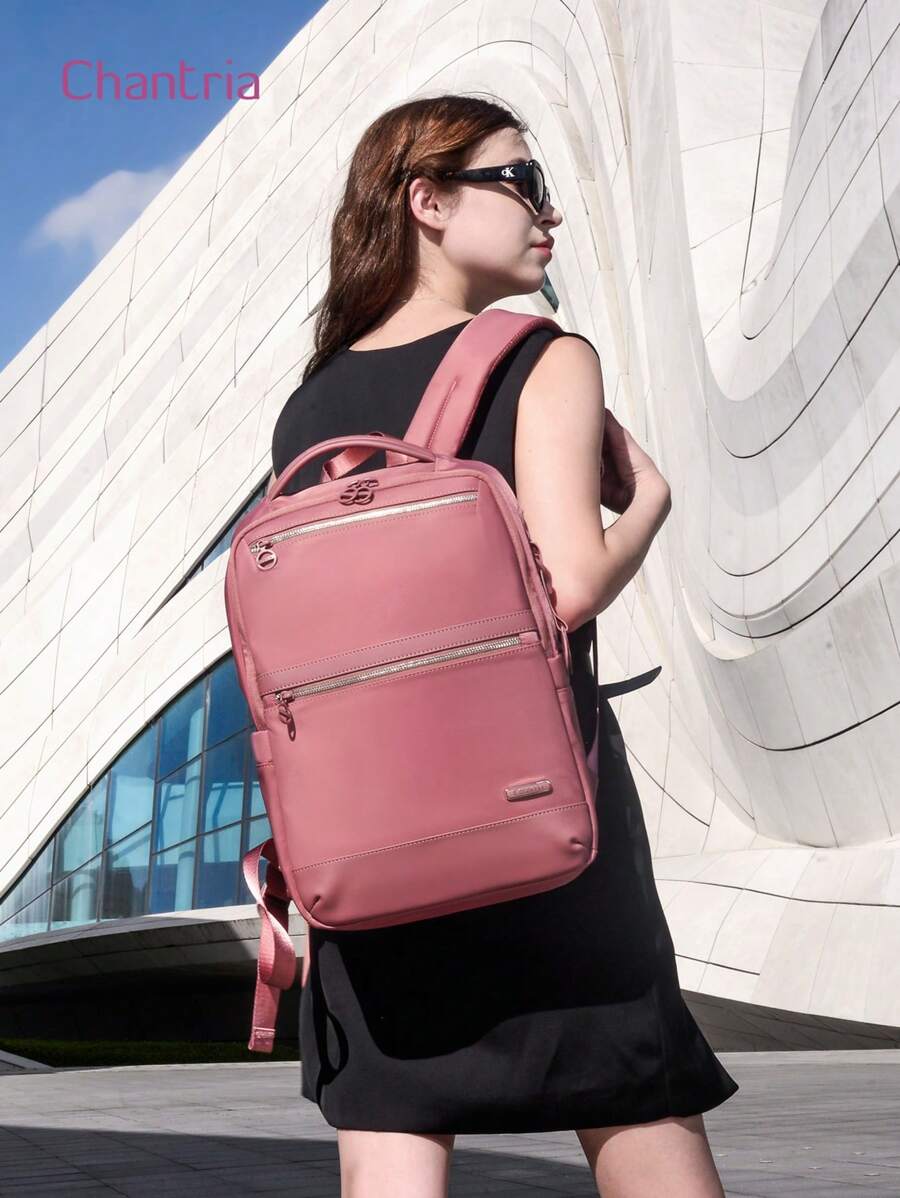 Balo CHANTRIA dành cho nữ 14L Túi đựng máy tính xách tay 7 ngăn dành cho nữ Balo chống nước & thiết kế có đệm, Balo thời trang cho văn phòng du lịch thường ngày - Nhẹ