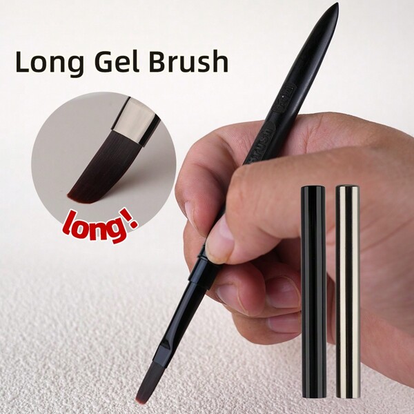 1PC 13mm Long Uv Gel Brush Pen Nail Glue Phototherapy Pen Acrylic Nail Art Painting Drawing Brush Manicure Professionnel Brushes Tool ﻿