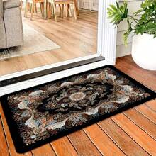 Bộ thảm nhà bếp Bohemian 1/2 chiếc, Thảm trải sàn họa tiết hoa nghệ thuật, Thảm nhà bếp bằng polyester mềm mại, Thảm có thể giặt bằng máy, Thích hợp cho nhà bếp, phòng khách, phòng ngủ, trang trí nhà cửa - Nhiều màu - Xem 7