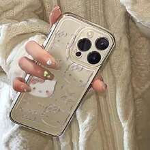 Sanrio Sanrio Cute Hello Kitty Shockproof Protective Full Coverage Phone Case Compatible With Apple IPhone 16/15/14/13/12/11/XSMax/XS/X/XR