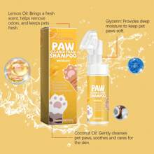 100ML Large Capacity Pet Paw Foam Cleanser Pet Cleaning Care Moisturizing And Nourishing Cat And Dog Paws Is Rich In Moisturizing And Nourishing Ingredients, Such As Natural Plant Oils, Etc