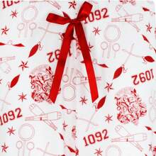 Harry Potter Womens Pyjamas | Gryffindor Pjs For Women Sets | Ladies Cotton Pyjama Set | Women's Hogwarts Nightwear - Multicolor - View 4