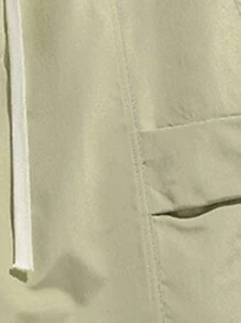 Men's Drawstring Waist Cargo Pocket Loose Outdoor Shorts (Spring/Summer) - Apricot - View 5