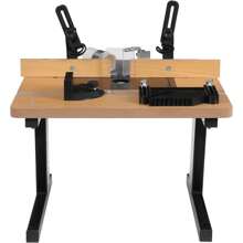 CNCEST Benchtop Router Table, Workshop Router Table 16.93 X 15.75 Inch Portable Router Table Workbench Accessory Woodworking Router Table For Wood Router - Black - View 2