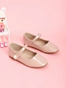 1 par de zapatos planos lindos para niñas, adecuados para primavera/verano