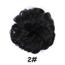 Synthetic Messy Hair Piece Daily Use Chignon Scrunchies Fake Elastic Hairpiece Blonde Brown Donut Bun For Women