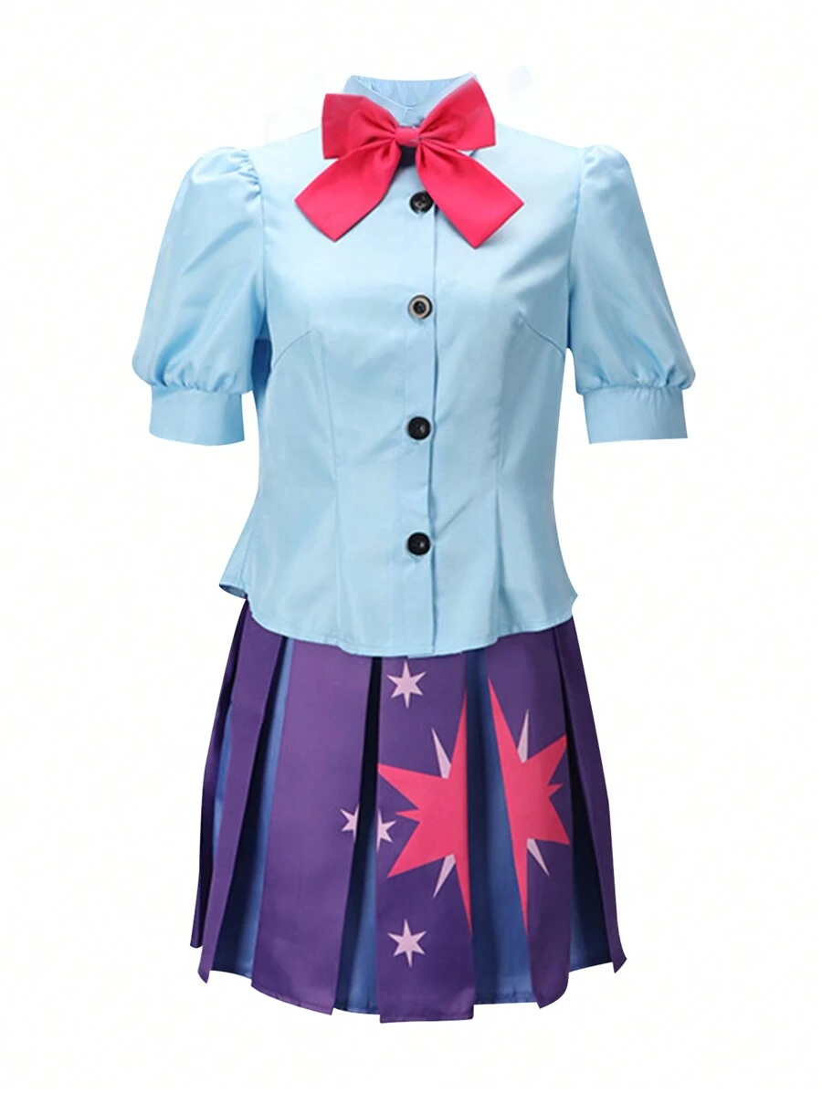 Trang phục cosplay Purple Yue, trang phục hóa trang nhân vật Anime, đồng phục trường JK đáng yêu và ngọt ngào - Chạng vạng lấp lánh - Xem 1