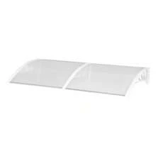 Patio Porch Rain Cover Shade Over Door Awning Canopy Porch Window Front Back - White - View 5