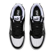 Puma Zapatos casuales de estilo vintage Caven 2.0 de entresuela baja, zapatillas de moda unisex, Estilo #392332-02 - Puma Blanco-Negro-Puma Blanco - Ver 4