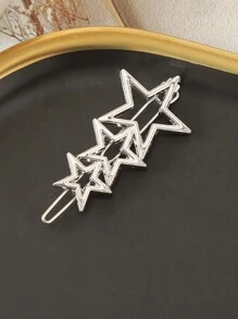 1pc Elegant Round Zinc Alloy Snap Hair Clip Hair Clips Claw Clips Hair Barrettes