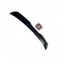 1pc Car Rear Wing Trim Paste Type Trunk Tail Spoiler With Adhesive Tape Modified Parts (Single Side Over 60cm) - Carbon Fiber Pattern Black - View 8