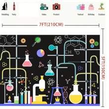 Crazy Scientist Laboratory Banner - Chemistry Themed For Birthday And Science Party, Suitable For Photo Booth And Decor - 1pc - View 6