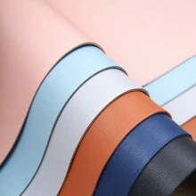 Leather Mouse Pad Laptop Office Desk Mat, Waterproof Easy Clean Keyboard Mat Desktop Pad, Mouse Pad, Multiple Colors Available - Black - View 7