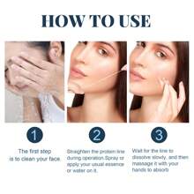 60pcs Protein Thread Absorbable Face Protein Lifting Line Anti-Aging Wrinkles Removal Skin Firming Moisturizing Care - Multicolor - View 4