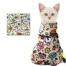 Vật dụng chải chuốt cho mèo - Quấn mèo để cắt móng bằng kềm cắt móng, Đai giữ mèo để cắt móng chống bỏ chạy/cào/cắn, Quấn mèo để làm dịu và giữ mèo (Lớn) - Nhiều màu - Xem 10