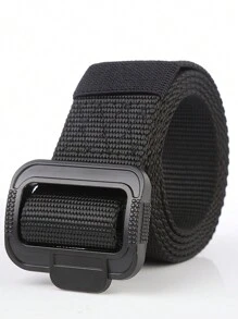 Men's Belt Imitation Nylon Tactical Belt Casual Versatile Metal Buckle Belt Outdoor Sports Canvas Belt Paired With Jeans Belt Fall, Autumn, Halloween Autumn-Winter Accessories,Suitable For Teens, Youth,Men,Casual, Outdoor, Athletic, Vacation, Graduation Gifts, Birthday, Daily Wear - Multicolor - View 10
