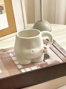 1 件陶瓷咖啡杯带碟、马克杯、茶杯、水杯、水瓶、家庭厨房装饰、家居装饰、餐厅、客厅、适合户外、婚礼、派对、礼物、圣诞节、生日、周年纪念、午餐盒、便当盒、返校 - 彩色 - 查看 5