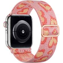 Soft & Breathable Stretchy Nylon Solo Loop Band - Compatible With Apple Watch 38mm 40mm 41mm 42mm 44mm 45mm 49mm, Elastic Braided Wristband Compatible With IWatch Series 9 8 7 6 5 4 3 2 1 Ultra SE Women, Adjustable Design For Comfortable Wearing