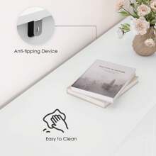 Double Dresser With 6 Drawer, White Horizontal Dresser Chest For Bedroom Room - White - View 2