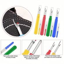 4pcs Sewing Seam Ripper Set - Stainless Steel Line Cutter, Seam Ripper And Thread Snipper, Easy To Remove Stitching - Multicolor - View 5