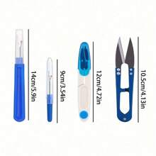 4pcs Sewing Seam Ripper Set - Stainless Steel Line Cutter, Seam Ripper And Thread Snipper, Easy To Remove Stitching - Multicolor - View 2