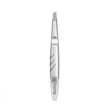 LLANO Colorful Tweezer For Eyebrow And Fine Hair , Hair Remover Hairs Puller, Stainless Steel Makeup Tools/Silver Straight Tip