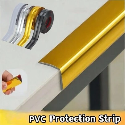 1 件 2cmx3m 自粘装饰边饰胶带，用于瓷砖边缘和角落装饰的 PVC 墙条，贴纸，墙贴花，用于家庭装饰的乙烯基贴花，春季装饰品让您的家焕然一新，节日装饰贴纸礼物生日毕业