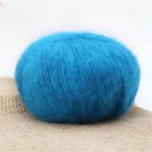 Bolsa de fios variegados de 6 fios - Mudança gradual de cor e mistura de renda de 50% acrílico, 30% alpaca, 20% angorá para tricô e crochê faça você mesmo, suéteres, xales e jaquetas da moda outono e inverno
