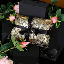 1/4/12pcs Disposable Golden Placemats Round 33.02 Cm Golden Foil Mesh Pressed Fall Table Mates Golden Doilies For Dining Table Wedding Birthday Party Holiday Home Decoration