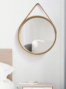 No-Drill Wall Mounted Dorm Vanity Mirror, Bathroom Wall Mounted Mirror, Washroom Makeup Mirror Birthday Gifts Graduation