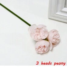 Set de 9 piezas de ramos de peonía artificial, ramo de 27 cabezas de flores artificiales, adecuado para bodas, fiestas, decoración del hogar, fiestas de vacaciones, ramo de rosas artificiales para el Día de los Enamorados - Flores de peonía y camelia artificiales de plástico para decoración del hogar, sala de estar, boda, fiesta, Día del Padre, Día de la Madre, graduación, centros de mesa, accesorios de fotografía y arreglos florales de novia para bodas