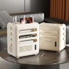 Desktop WiFi Router Storage Box, Wireless Router Shelf Decorative Living Room Set-Top Box For Office Home Computer Desk Cable ManagementBox - Multicolor - View 10