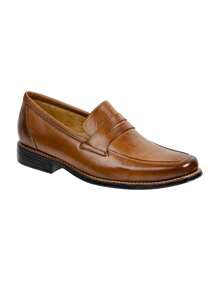 Kit Sapato Social Masculino Penny Loafer Miguel Marrom Claro + Cinto 601 Café - Multicolorido - Visão 3