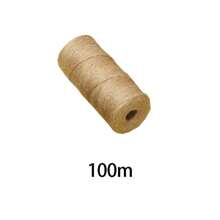 1 cuộn 100M DIY Dây Gai Dầu, Màu Trơn Đơn Giản Dây Gói Quà Cho Hộp Quà Cưới - Màu Khaki - Xem 10