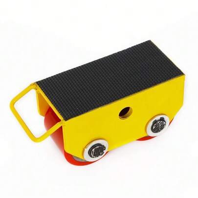 kangten Chasis de transporte de 2500 kg, ruedas de alta resistencia, ruedas blindadas, ruedas de chasis, rodillo 2,5 T, motor de máquina, plataforma rodante de máquina de alta resistencia, herramienta de transporte de patines