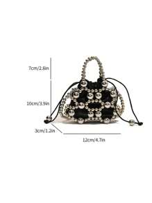 حقيبة كتف نسائية مزينة بفيونكة جذابة، حقيبة عصرية للأكتاف للبنات، حقيبة رسول صغيرة كاجوال مناسبة لحفلات الموسيقى والزفاف والخروجات الربيعية