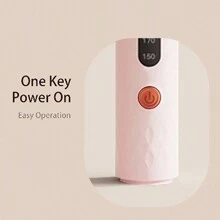 1pc Electric Automatic Hair Curler With 28mm Barrel, Rotating Curling Iron, 4 Temperature Modes, Anti-Scald Design, Loose Waves & Beachy Curls, Suitable For Hair Styling