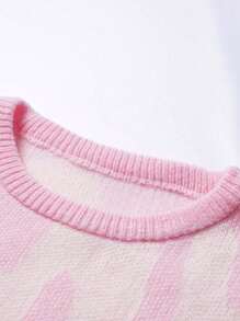 1 bucată Pulover din tricot, în stil retro, vintage, mozaic, pentru adolescenți, toamnă/iarnă