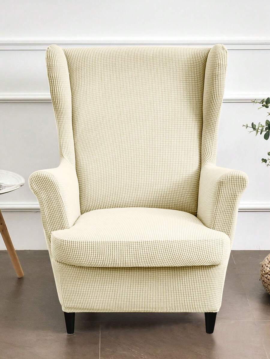 1 buc. Husă pentru canapea Jacquard Sherpa, anti-murdărie, anti-praf, anti-zgârieturi de pisică, potrivită pentru casă/dormitor/sufragerie/sufragerie - Bej - Vizualizare 1