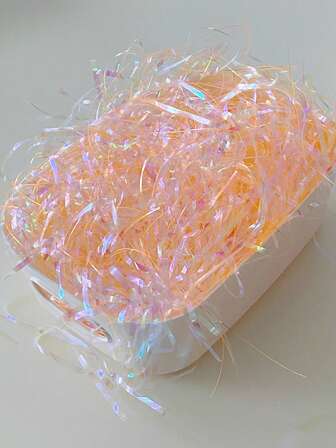 Nuevo relleno de raffia iridiscente para caja de regalo, empaquetado para San Valentín, Pascua, caja de regalo de seda de cumpleaños, bolsa de favor, decoración de relleno para el Día de San Valentín