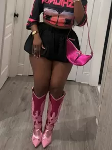 新款时尚女式纯色百搭泡泡裙，性感超迷你泡泡裙