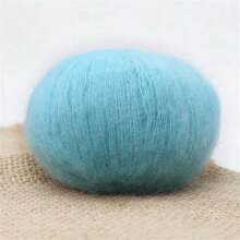 Bolsa de fios variegados de 6 fios - Mudança gradual de cor e mistura de renda de 50% acrílico, 30% alpaca, 20% angorá para tricô e crochê faça você mesmo, suéteres, xales e jaquetas da moda outono e inverno