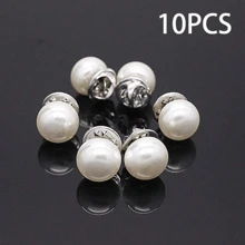 10/20 Stücke Knöpfe ohne Nähen, Faux Perlmutt Druckknöpfe, schwarz & weiß, vielseitige Brosche DIY Dekoration, ohne Nähen erforderlich