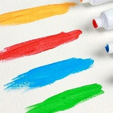 12/18/24 色丙烯颜料套装，0.16 盎司管装 - 鲜艳多用途艺术颜料，适用于画布、墙壁、衣服和工艺品绘画 - 适合艺术家和学生 - 彩色 - 查看 5