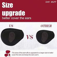 Multi-Color Unisex Foldable Sherpa/Winter Ear Muffs, Warm Ear Warmers Thickened Earmuffs, Men & Women Ear Protector, Adult Fleece Ear Muffs - Multicolor - View 7