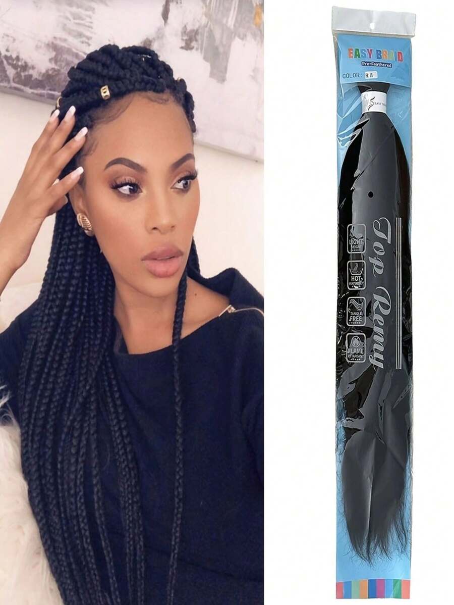  Braiding Hair Pre Stretched 26 Inch Braiding Hair Extensions For Braids ...